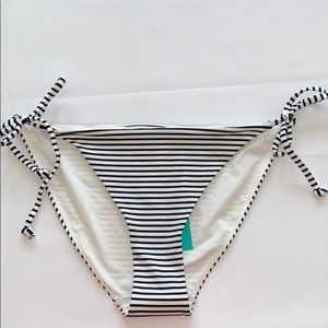 H&M Striped Tie Bikini Bottoms (NWT)